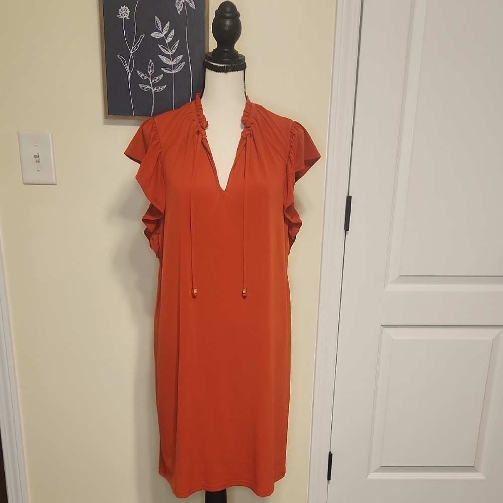 MICHAEL Michael Kors Terracotta Mini Dress
